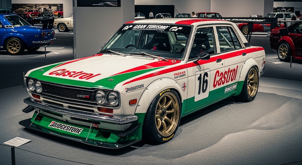 カストロールブルーバードレーシングカー