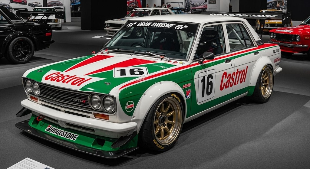 カストロールブルーバードレーシングカー