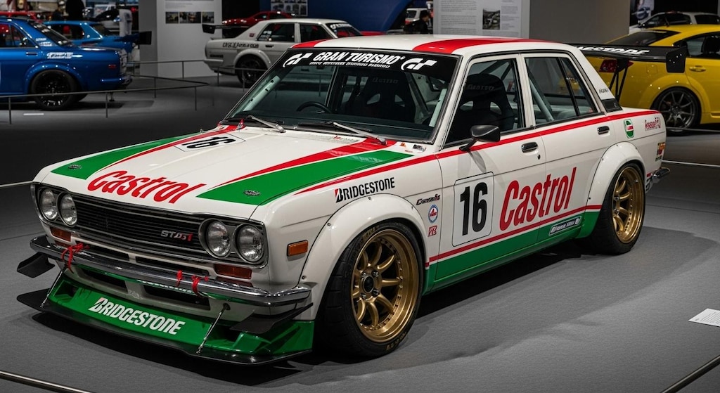 カストロールブルーバードレーシングカー