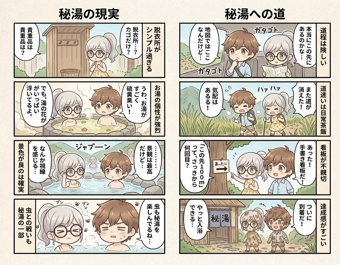 秘湯の露天風呂あるある | の人気AIイラスト・グラビア