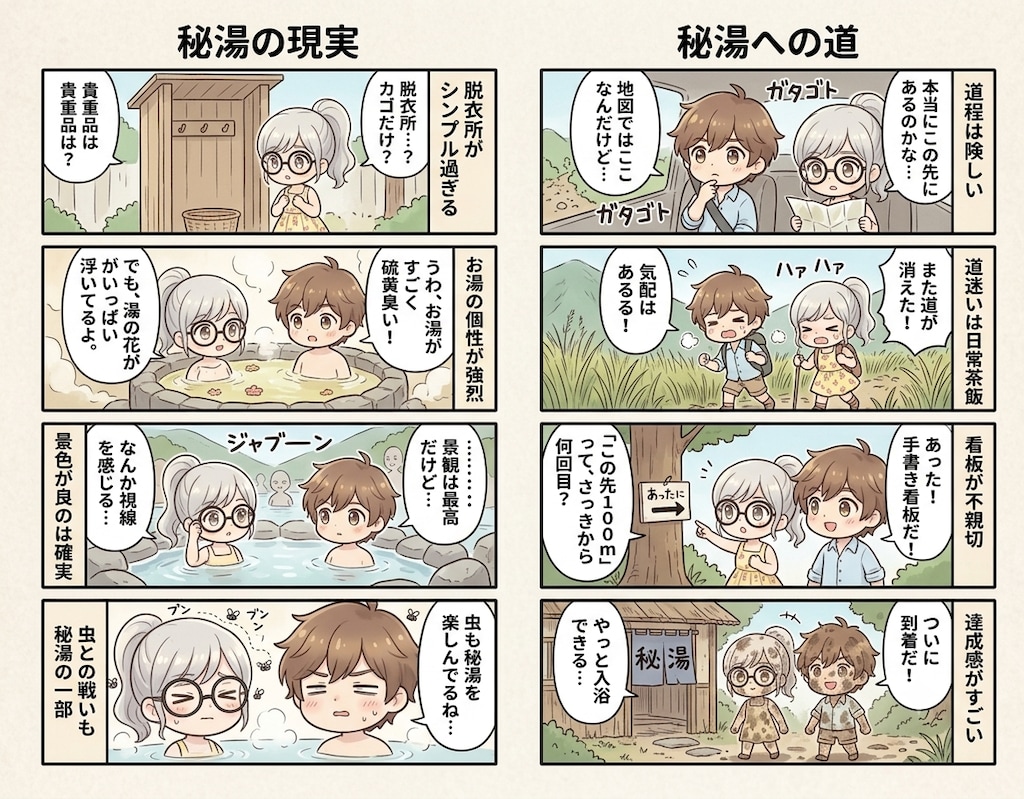 秘湯の露天風呂あるある
