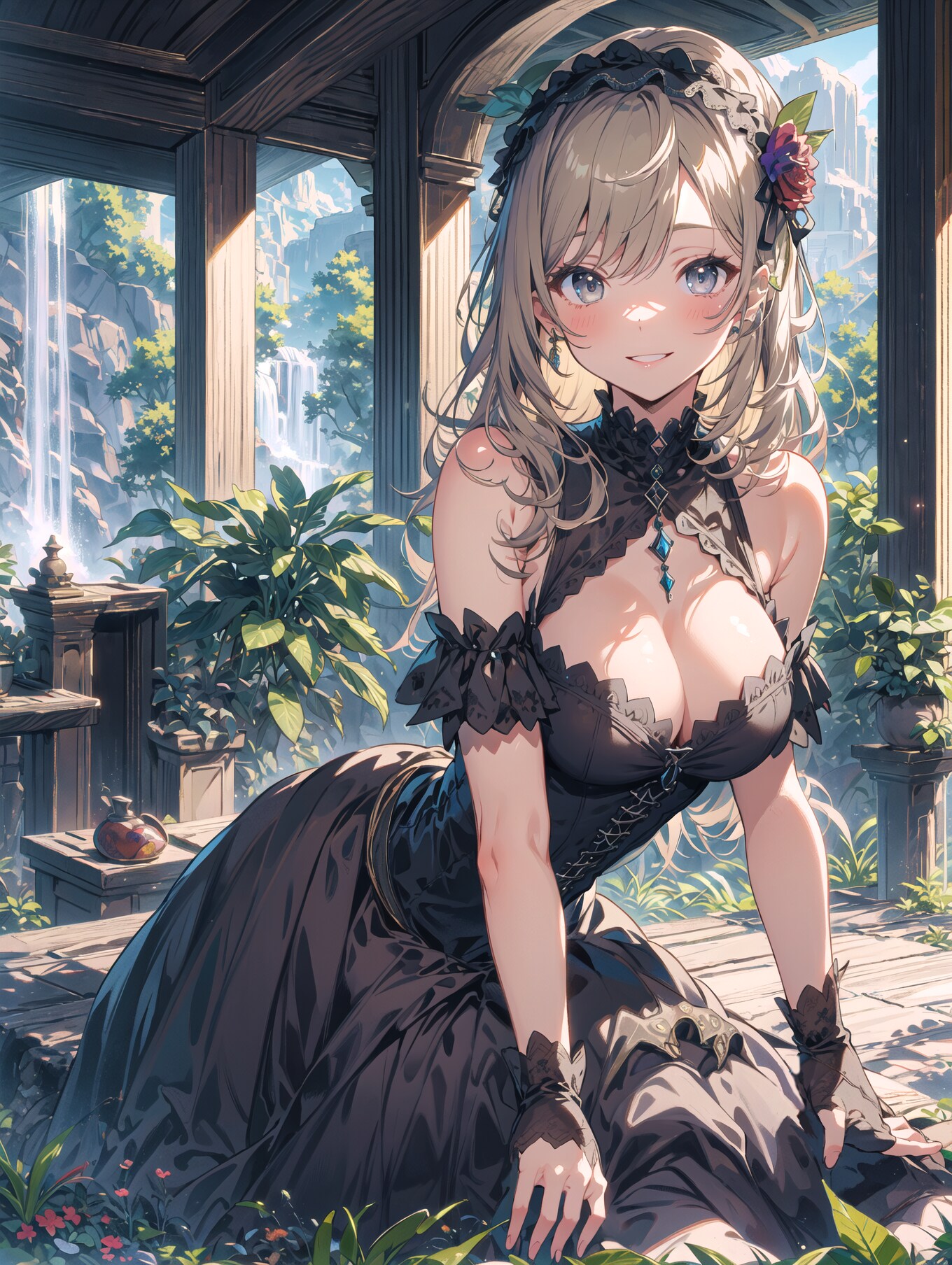 癒しの滝