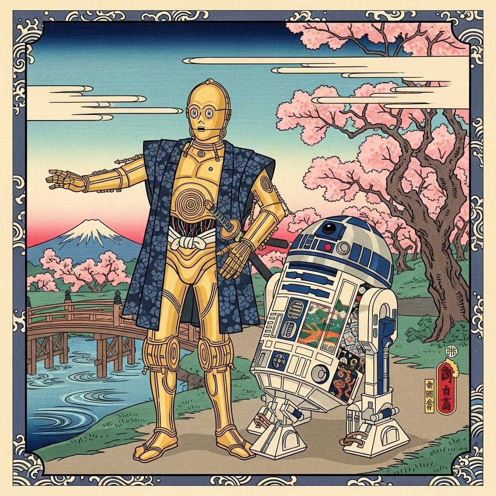 浮世絵で描くスターウォーズ