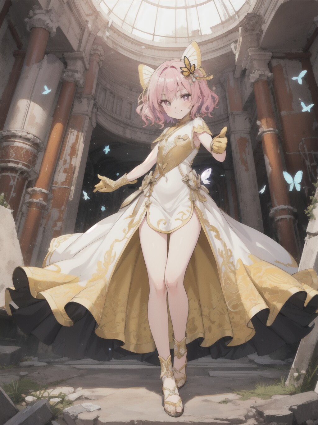 民族衣装　マンダリンガウン　２