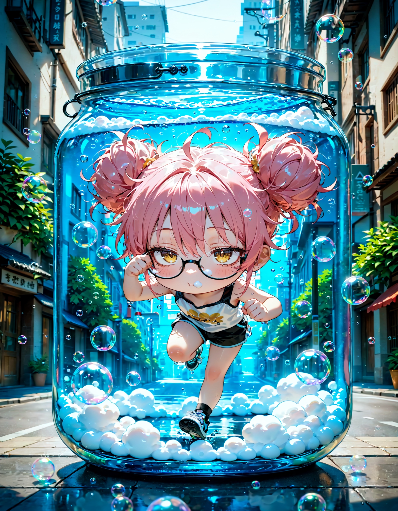 今日は何の日？　バブルランの日 | の人気AIイラスト・グラビア