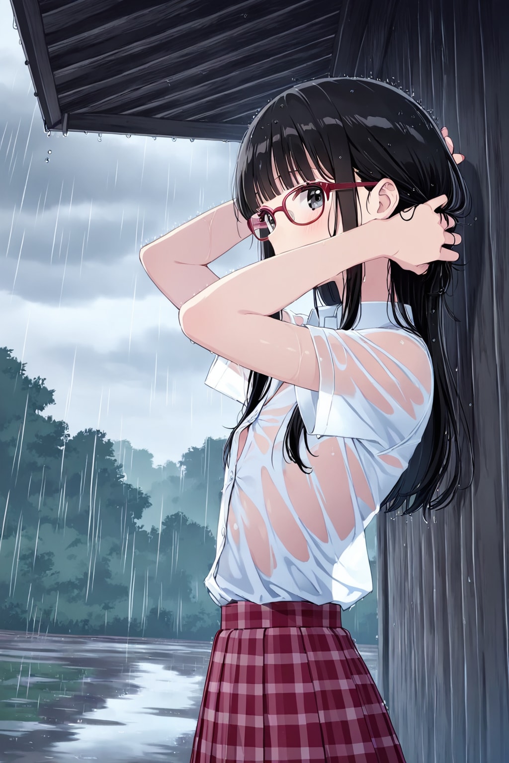 雨宿り　　　　　　　　　　　　　　　　　　　　　　　　　　🦉 犬浦るか子 🦉 ３１２