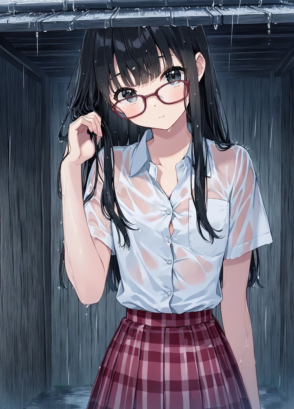 雨宿り　　　　　　　　　　　　　　　　　　　　　　　　　　🦉 犬浦るか子 🦉 ３１２