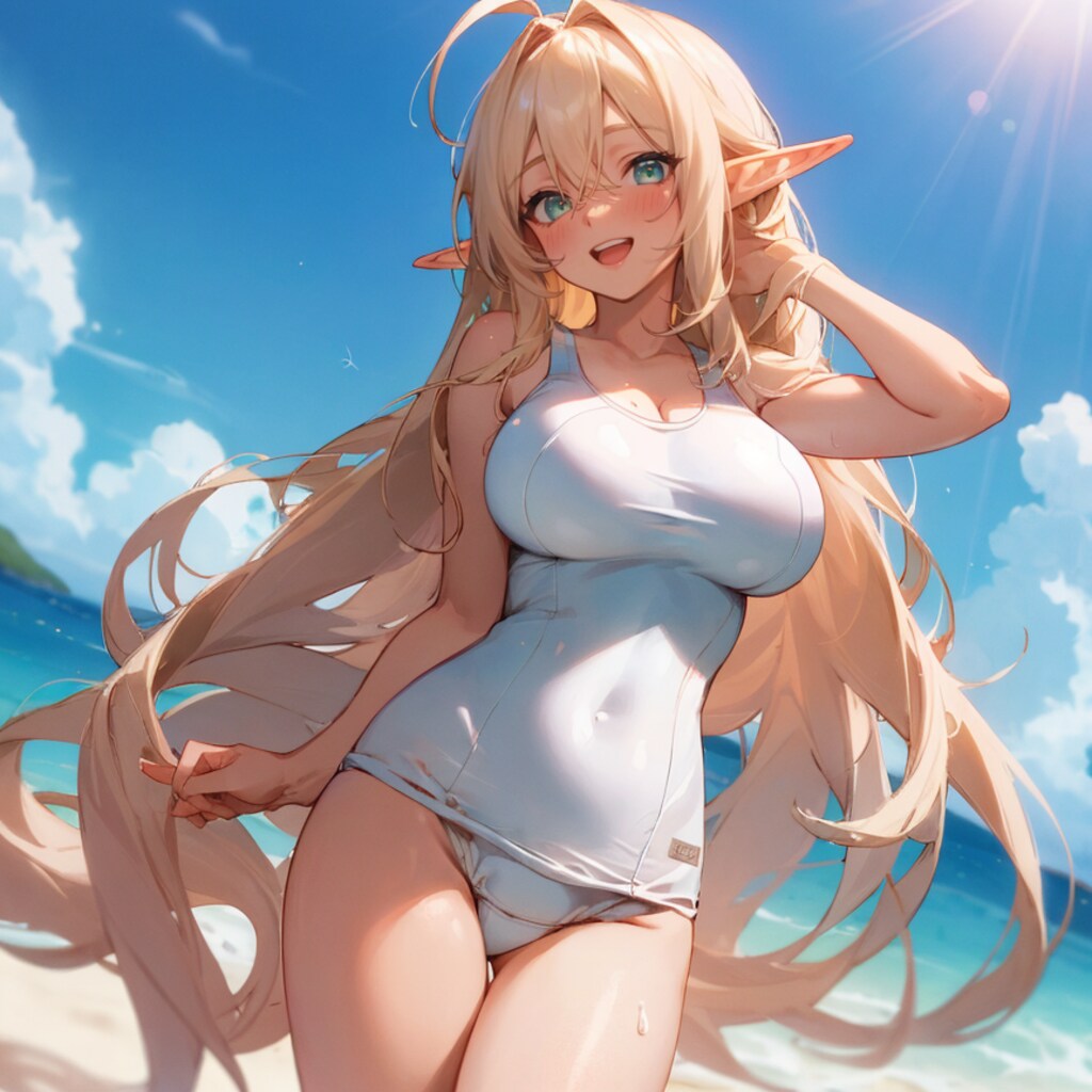 夏のお姉ちゃんエルフ