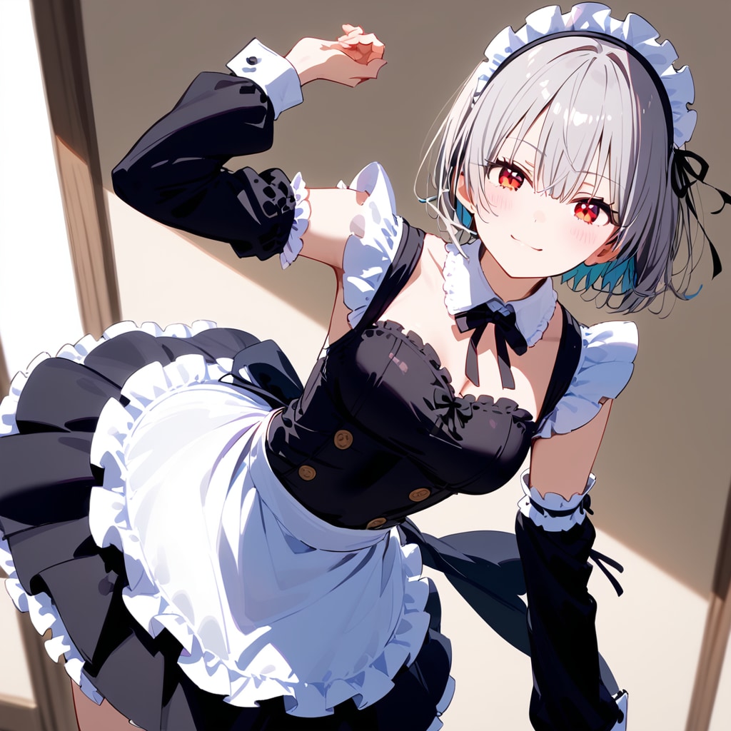 元気なメイドちゃん