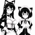 ねこねこクラシカルメイドさん④ 2枚目