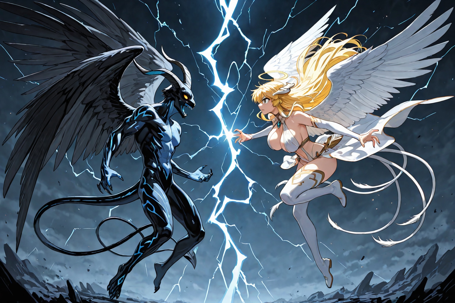 悪魔 VS 天使