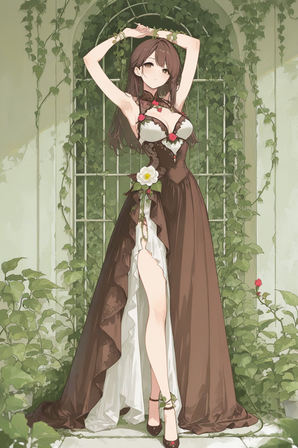 蔦と花