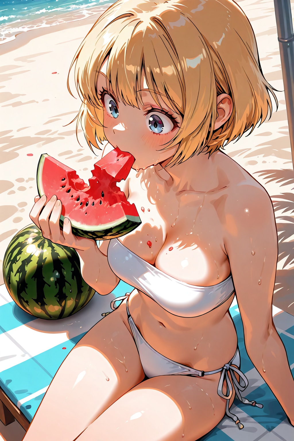 スイカ食い