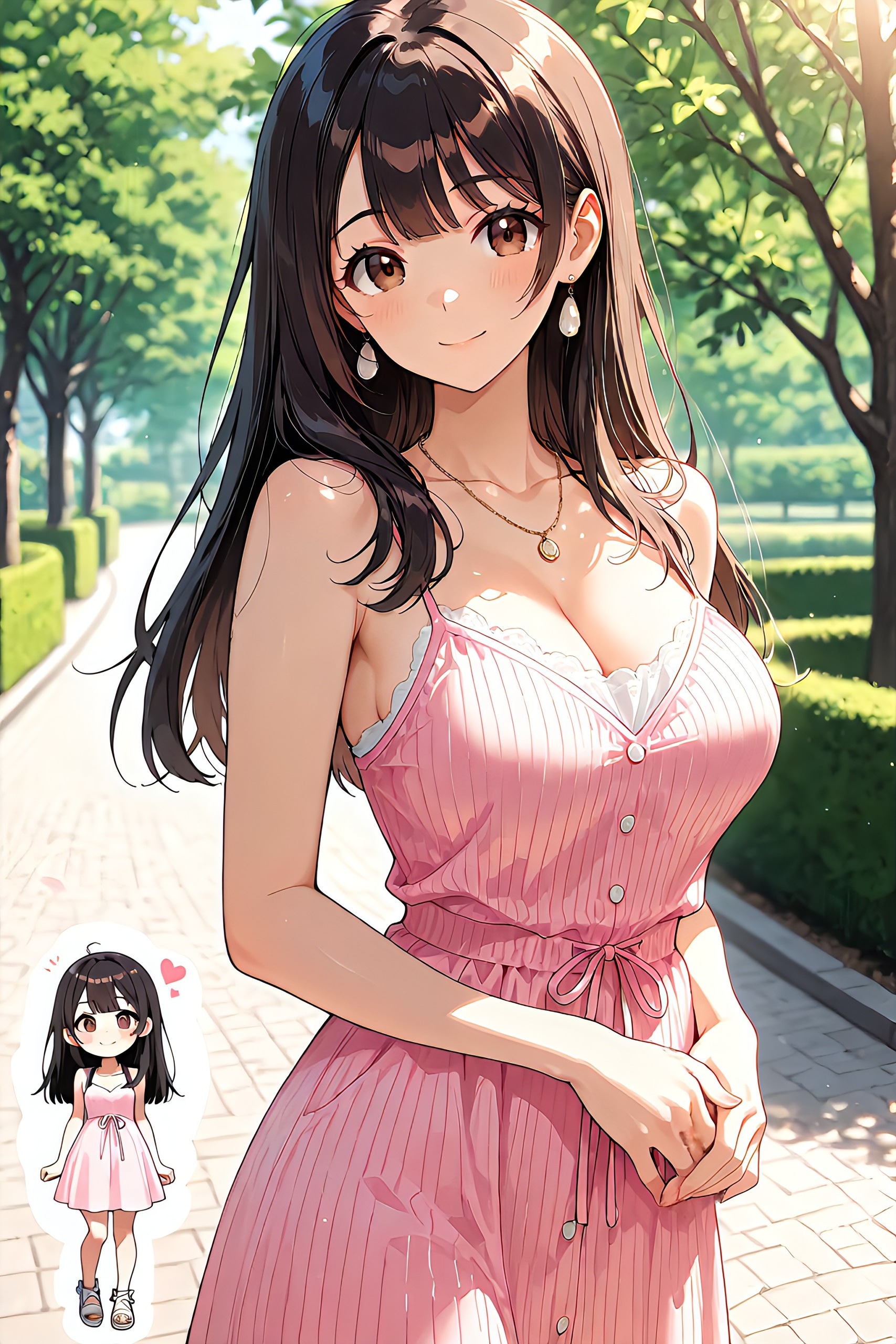 単にキャミワンピ