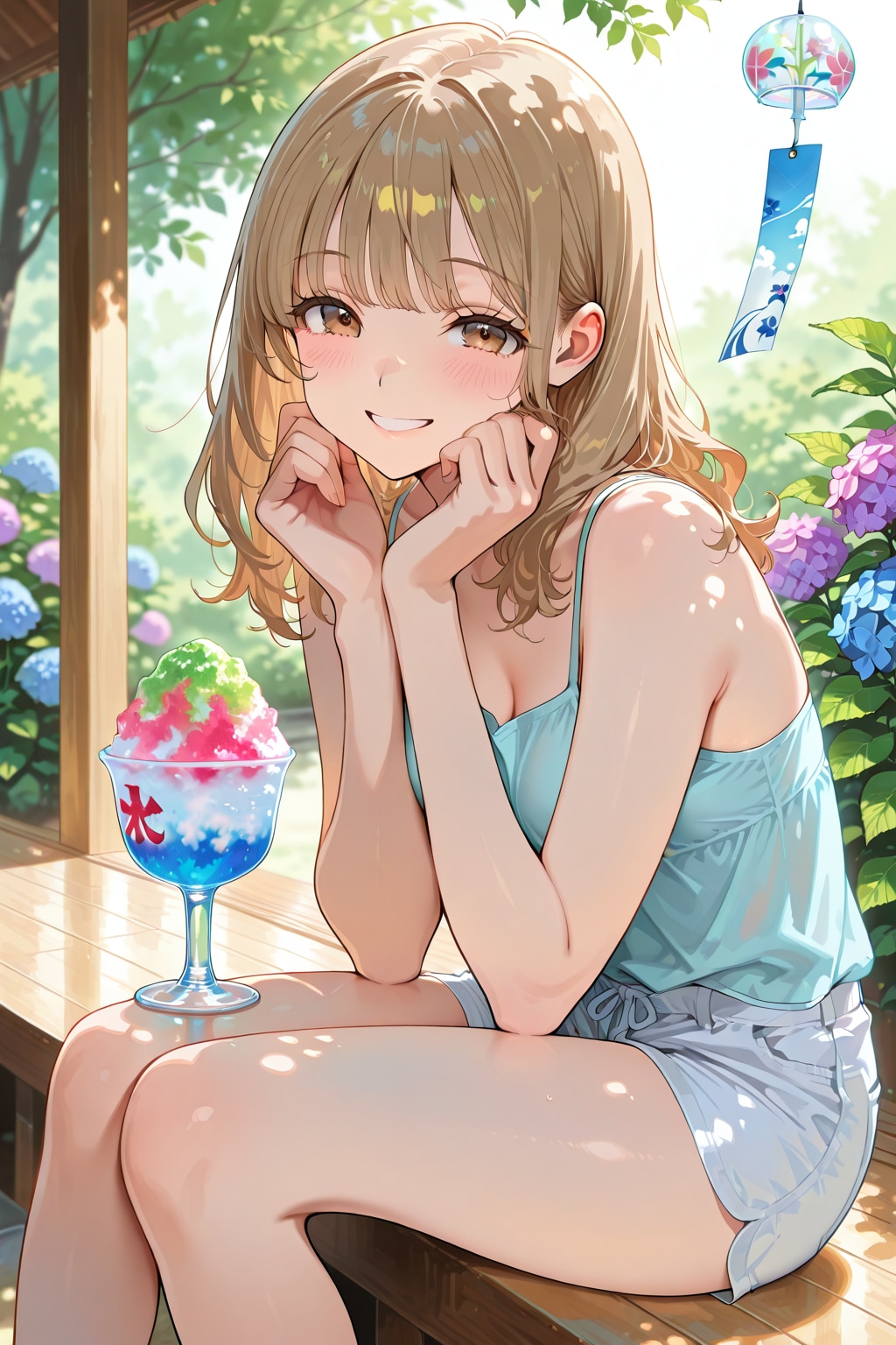 ギャルちゃんとかき氷