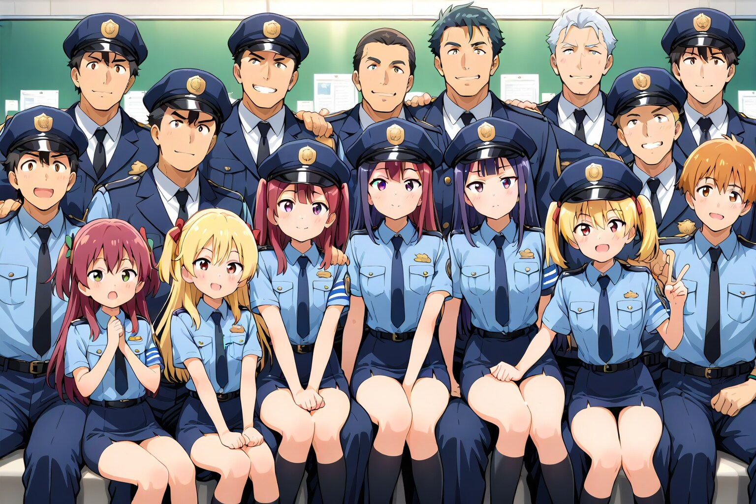 社会を守る仲間 | の人気AIイラスト・グラビア