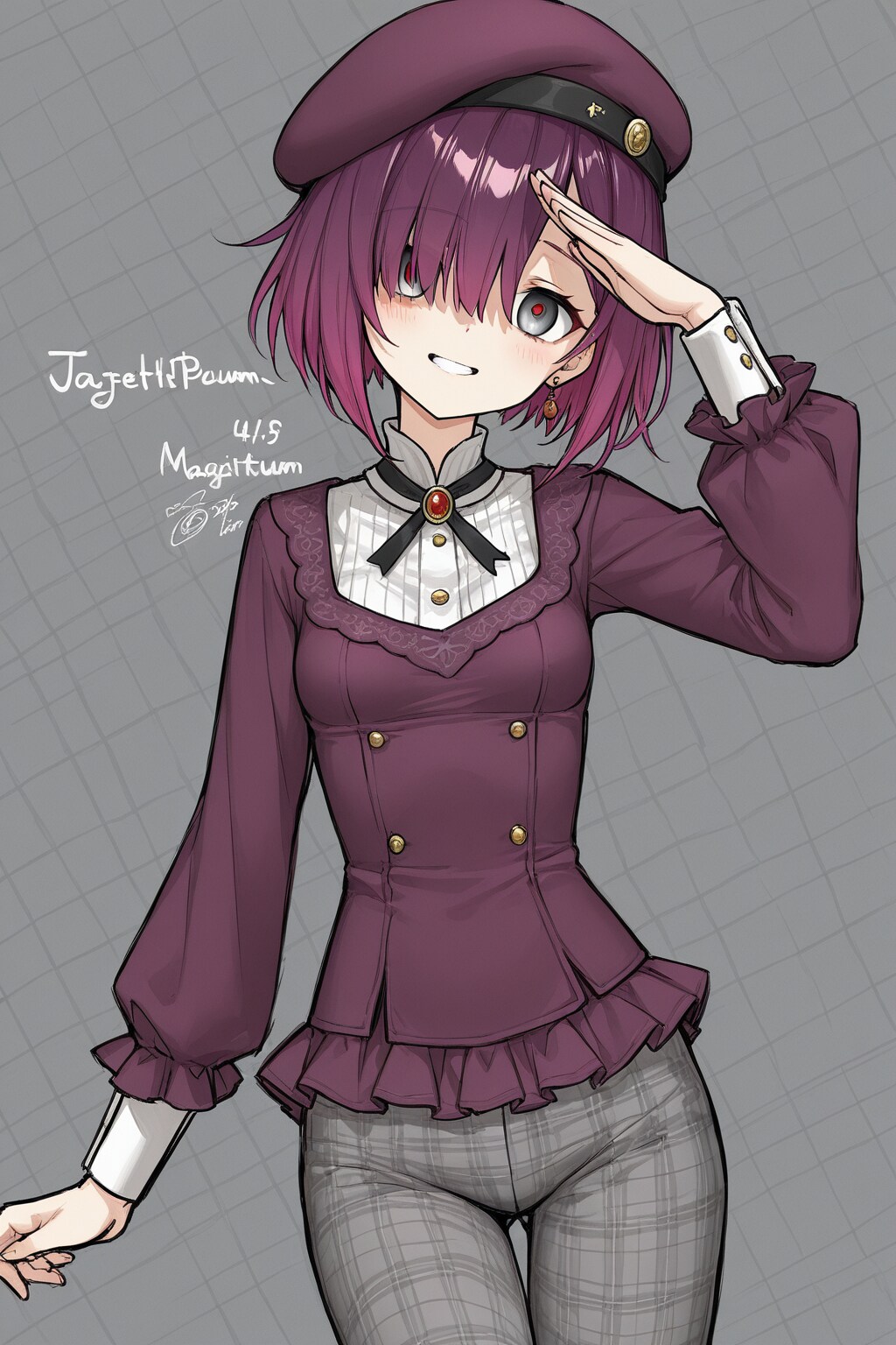 ペプラム・ブラウス②