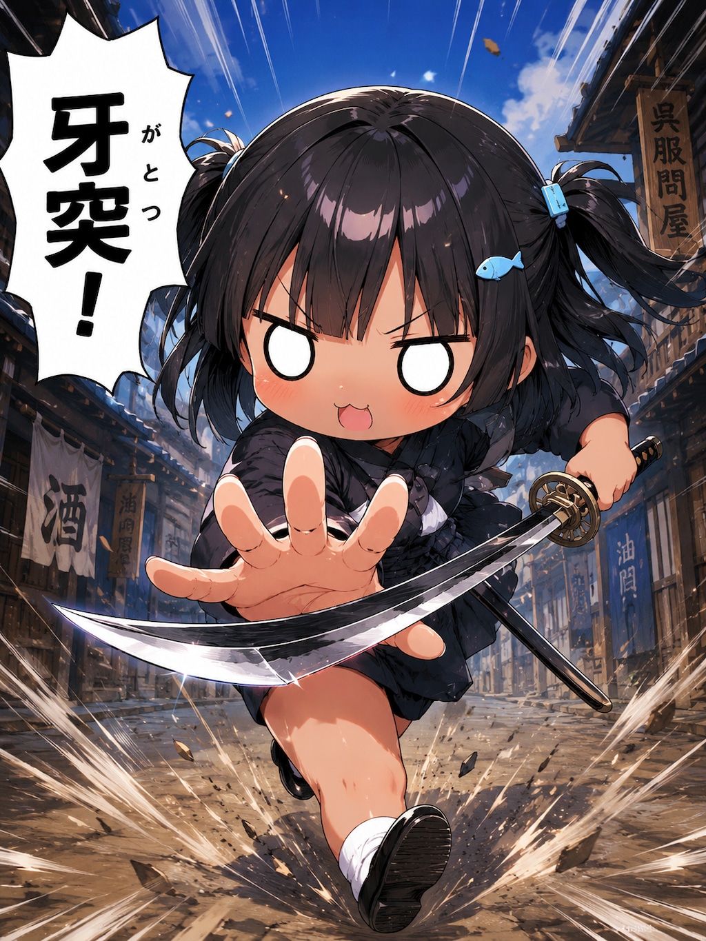 牙突するこなつちゃん