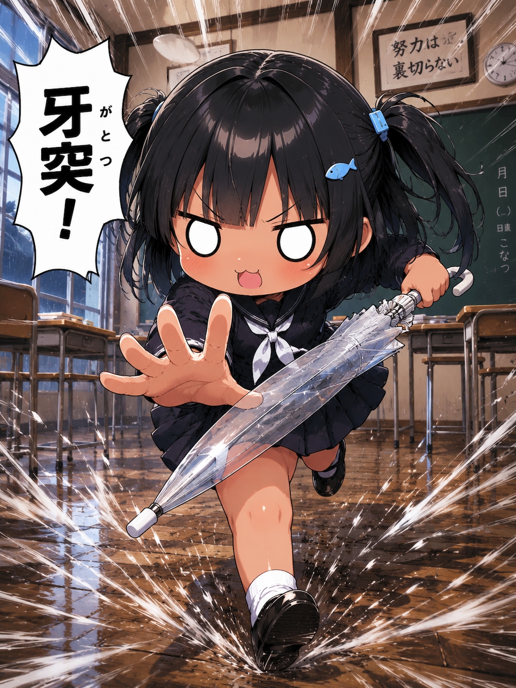 牙突するこなつちゃん
