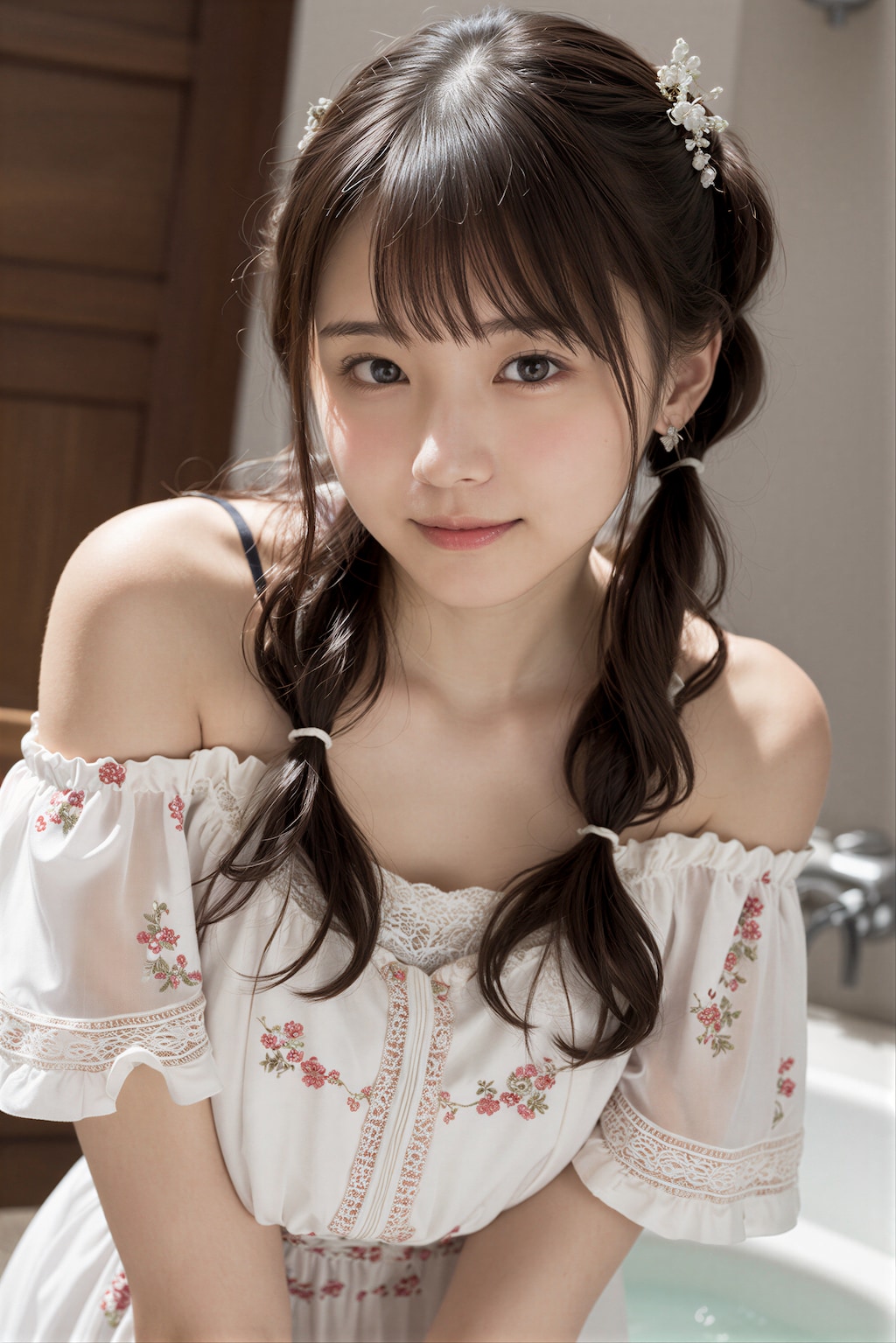 入浴前のお姫様