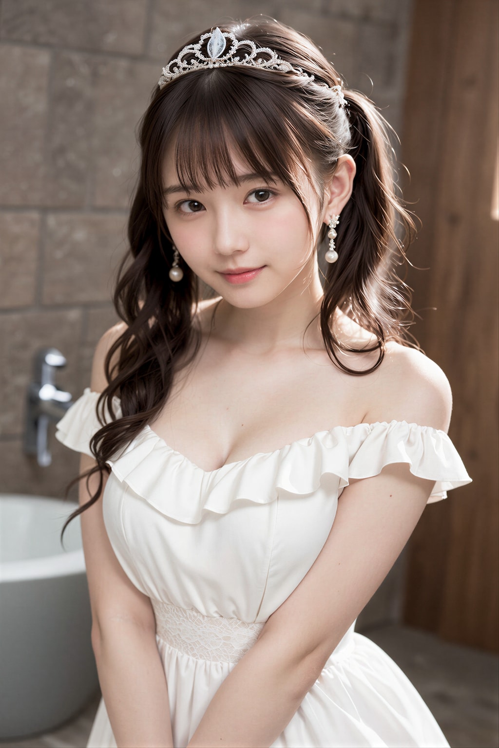 入浴前のお姫様