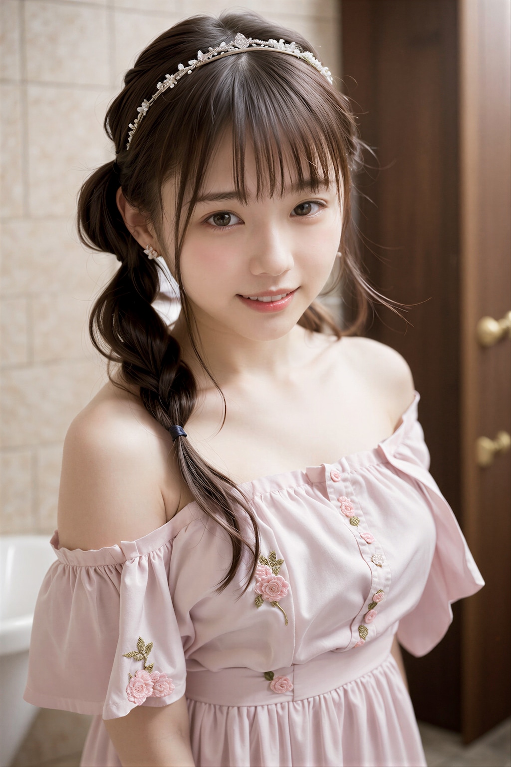 入浴前のお姫様