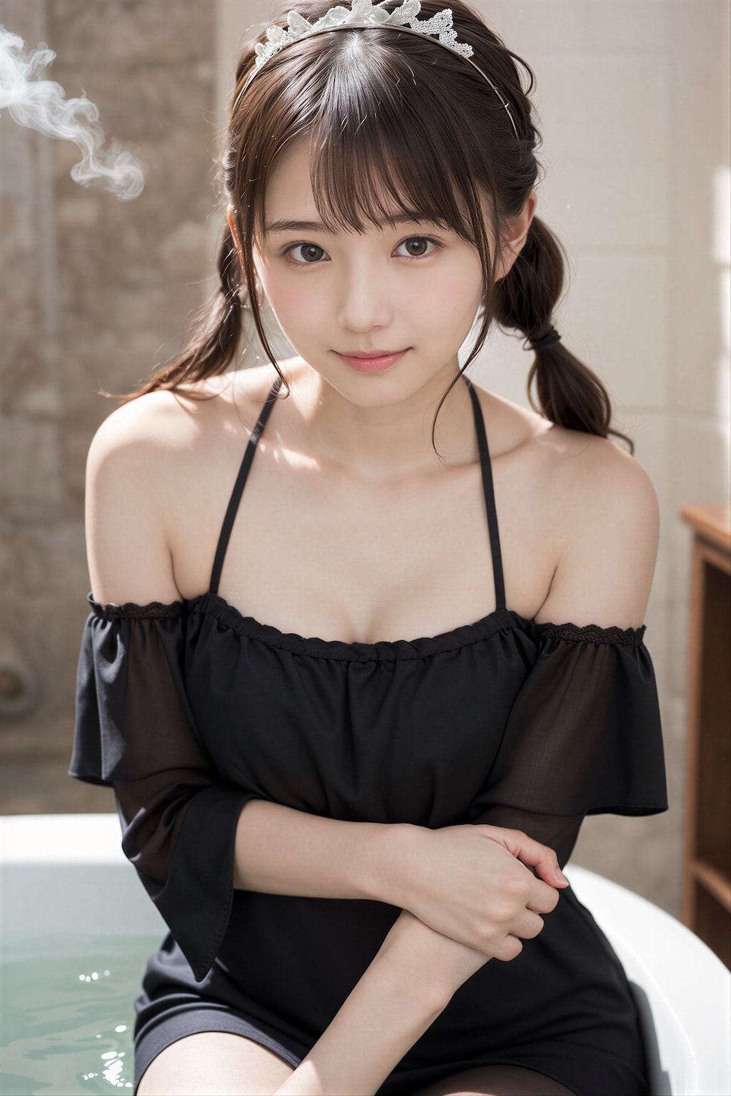 入浴前のお姫様