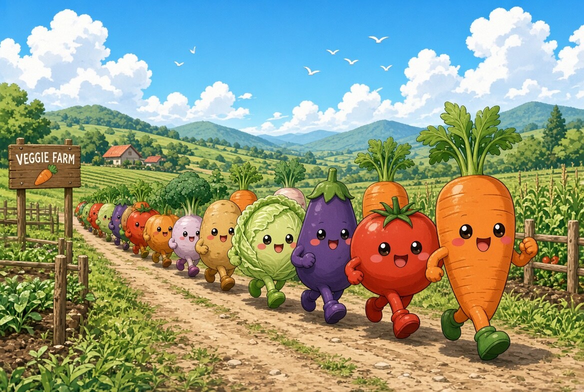 今日は野菜の日！ | の人気AIイラスト・グラビア