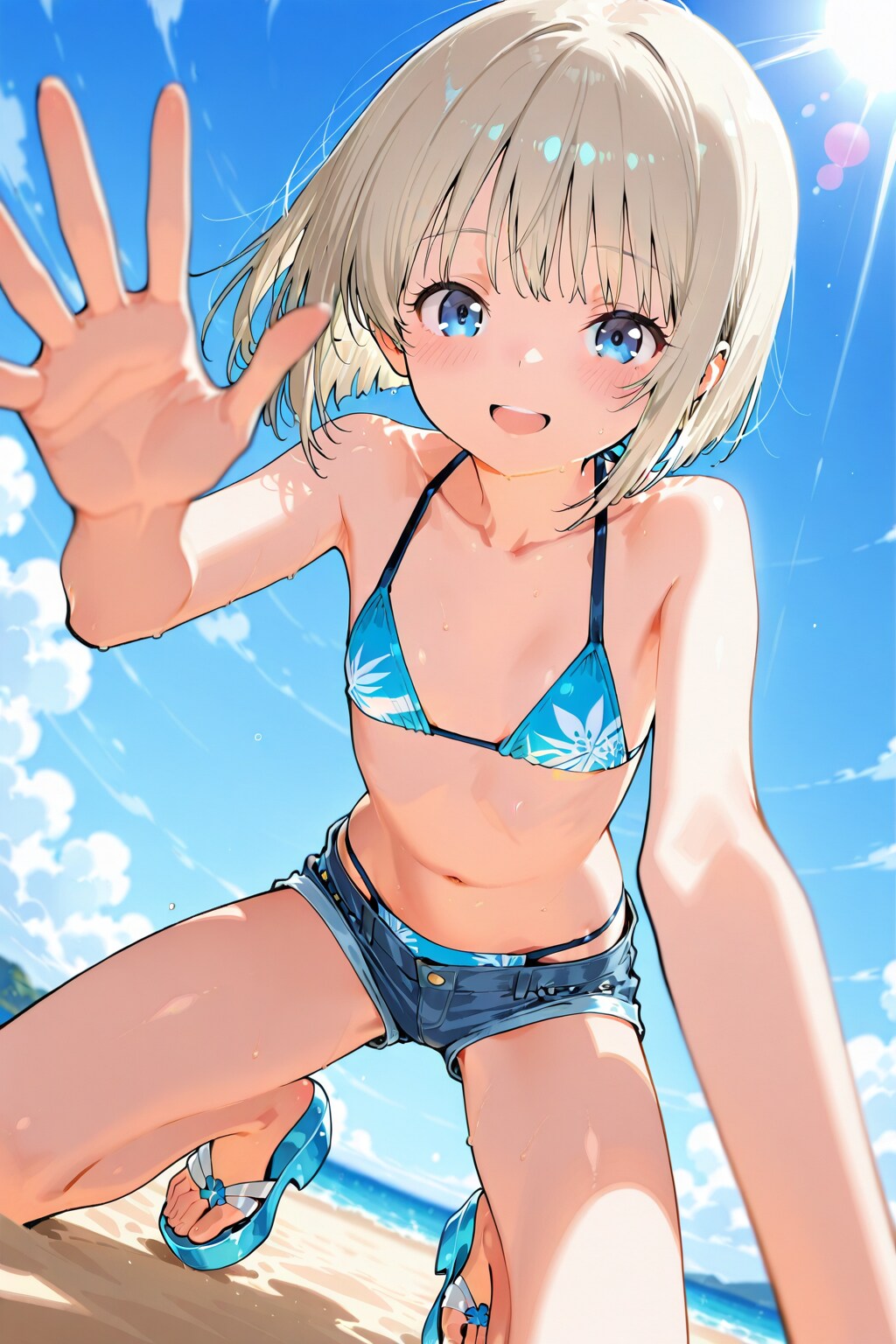 青い空