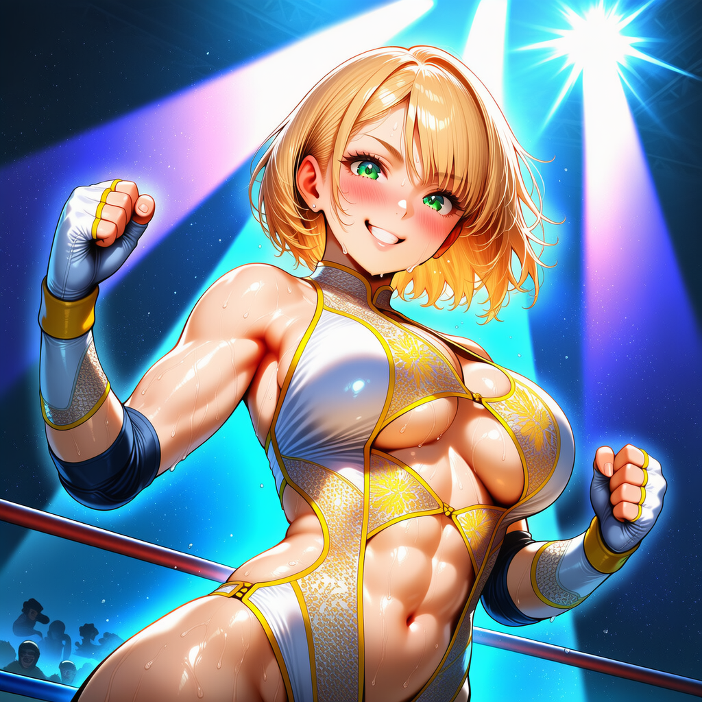 レオナの立ちポーズですの