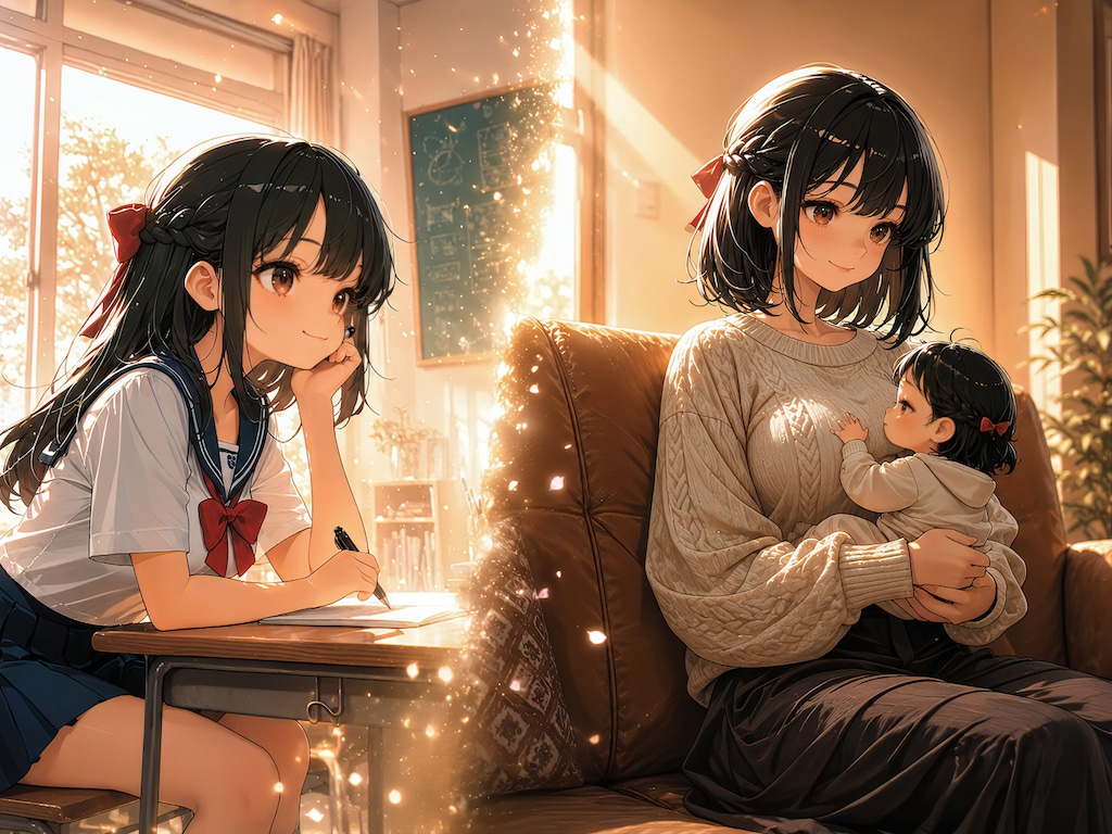 制服の少女は、やがて母になる