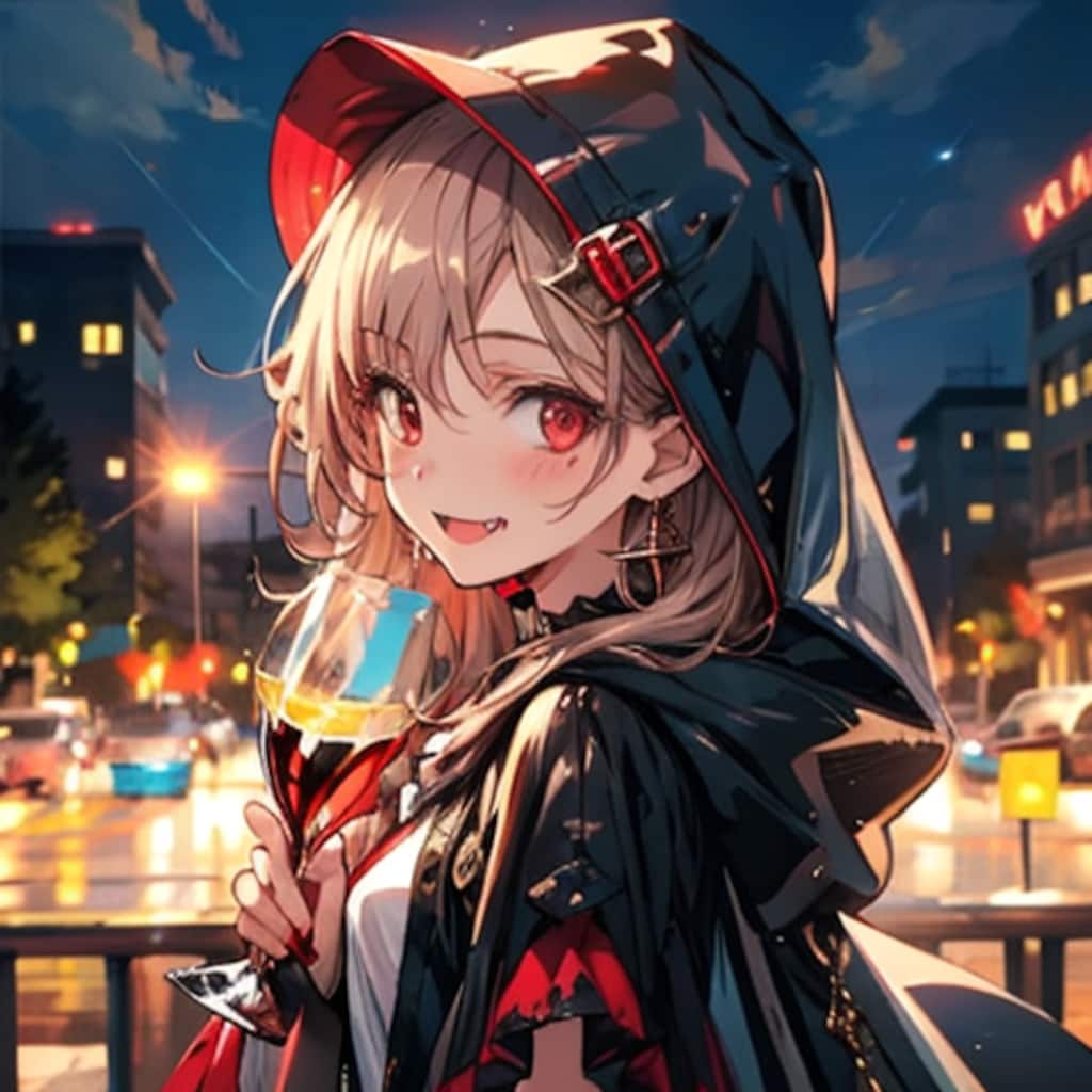 やっと、暗くなったよ♪