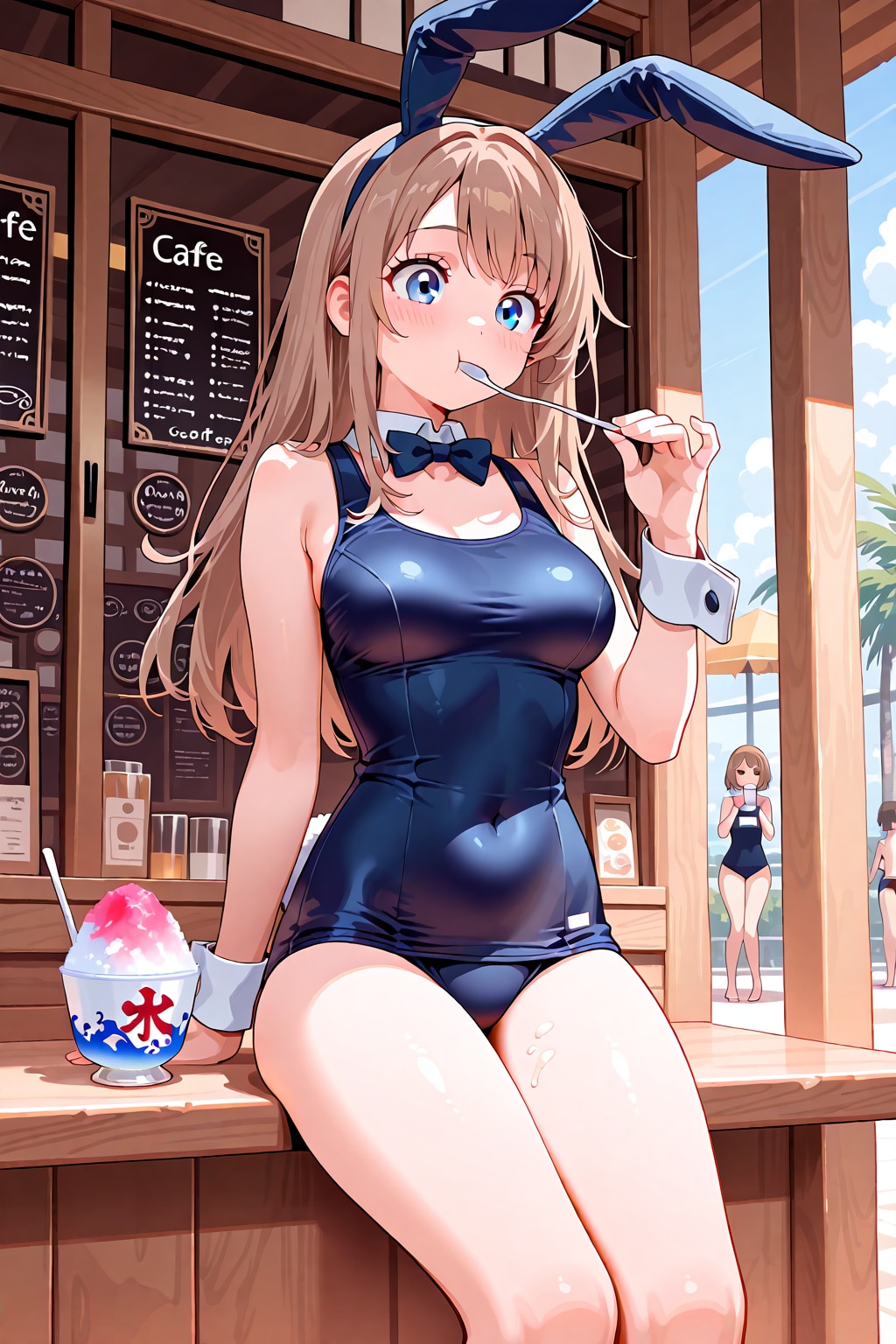 暑い日はカキ氷