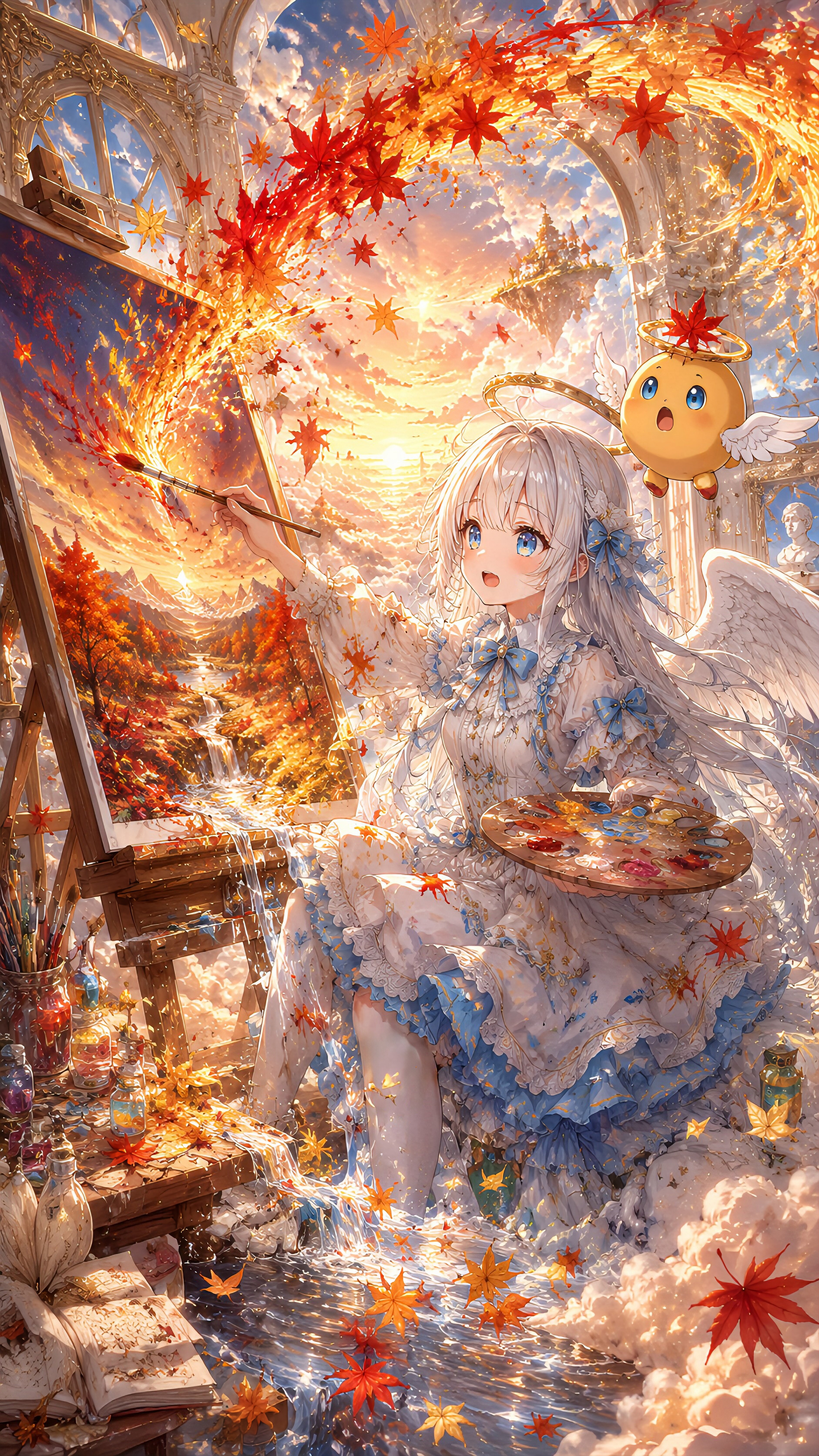 今日のルルエルちゃん💫秋を描いたら、本物になったのら～♪ | の人気AIイラスト・グラビア