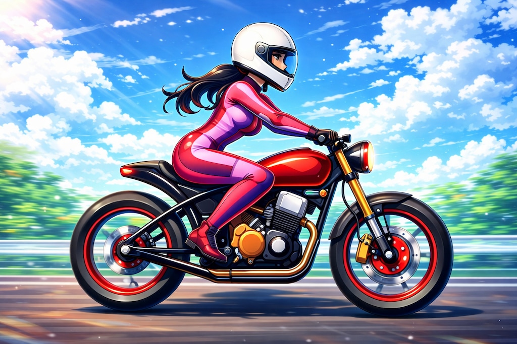 バイク女子=ミニマリズム