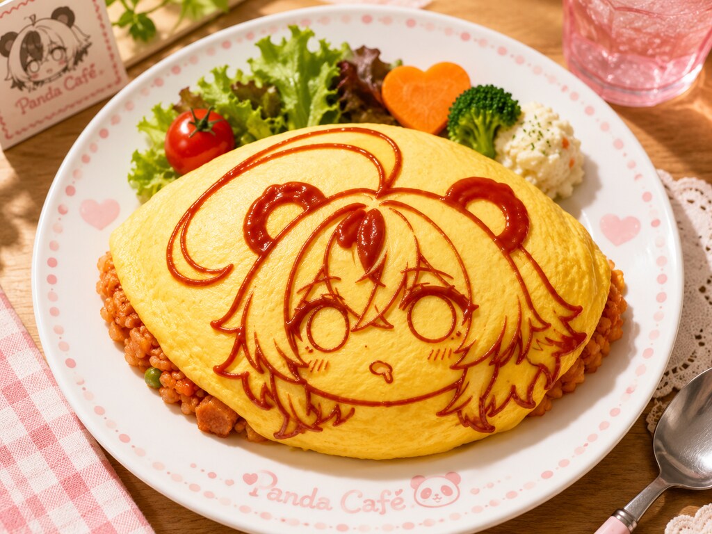 AHO面オムライス