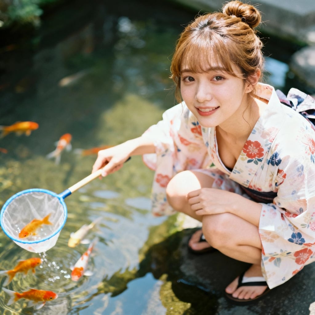 金魚すくい実写版