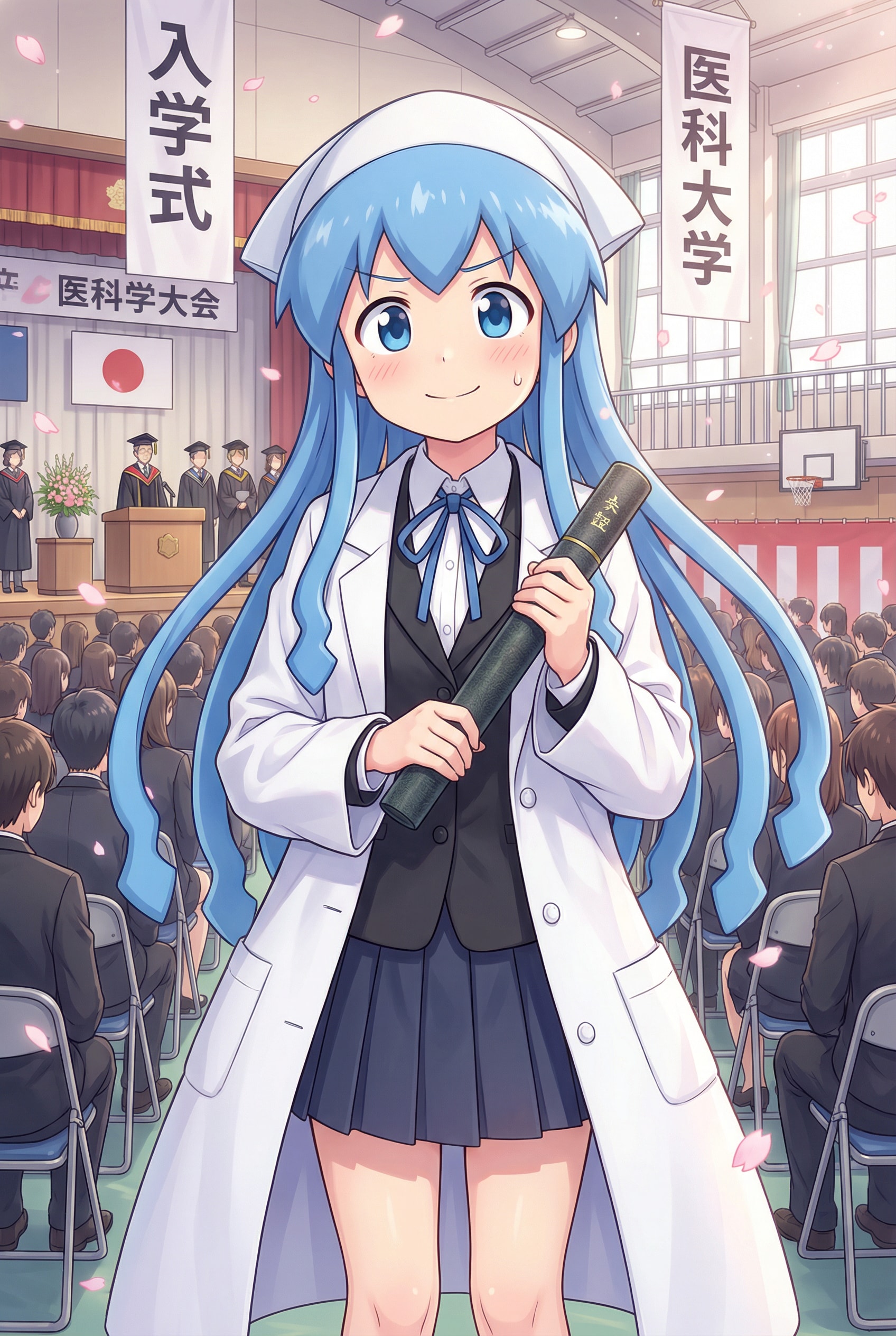 イカ大学 | の人気AIイラスト・グラビア