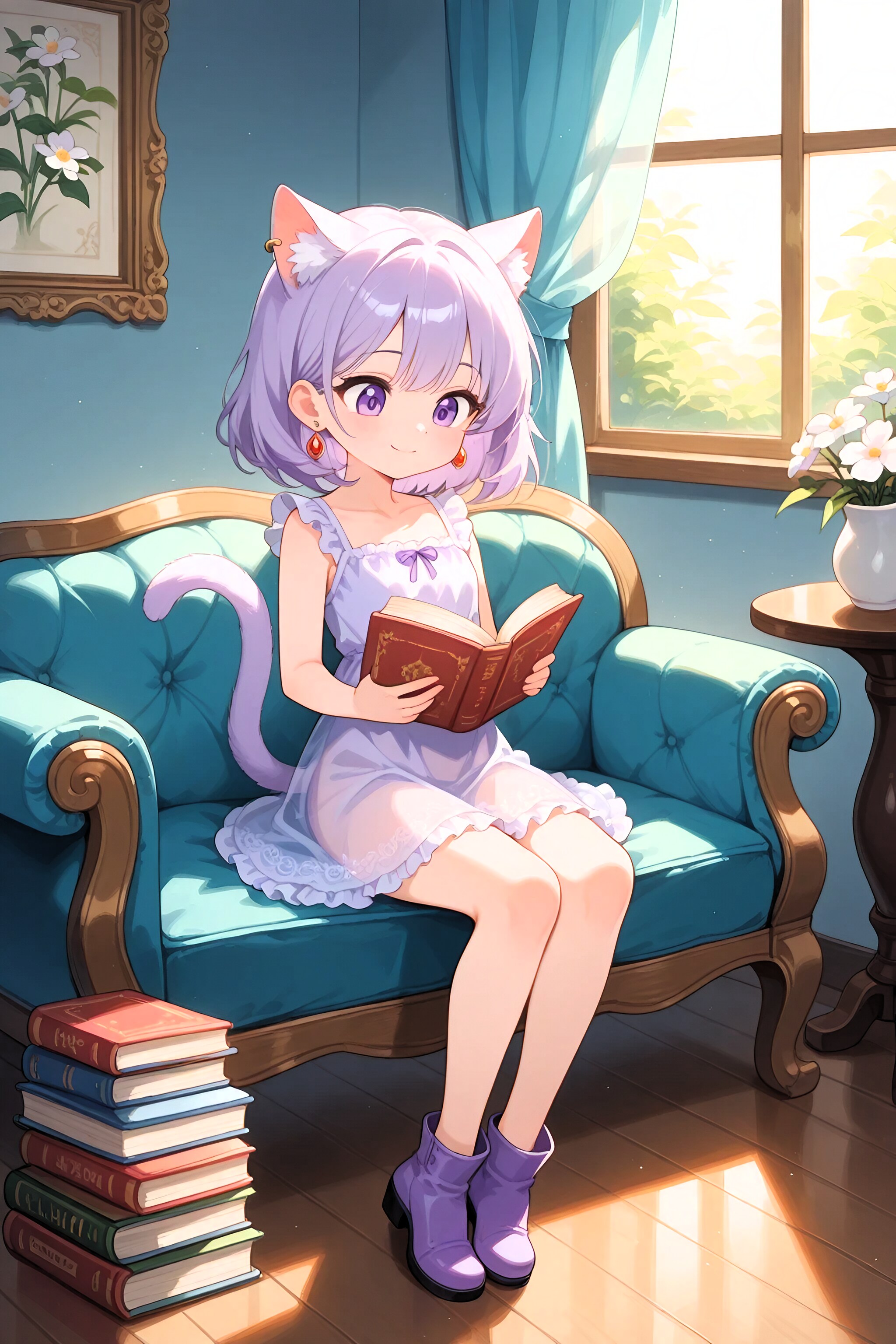 ねこみみ 060 読書
