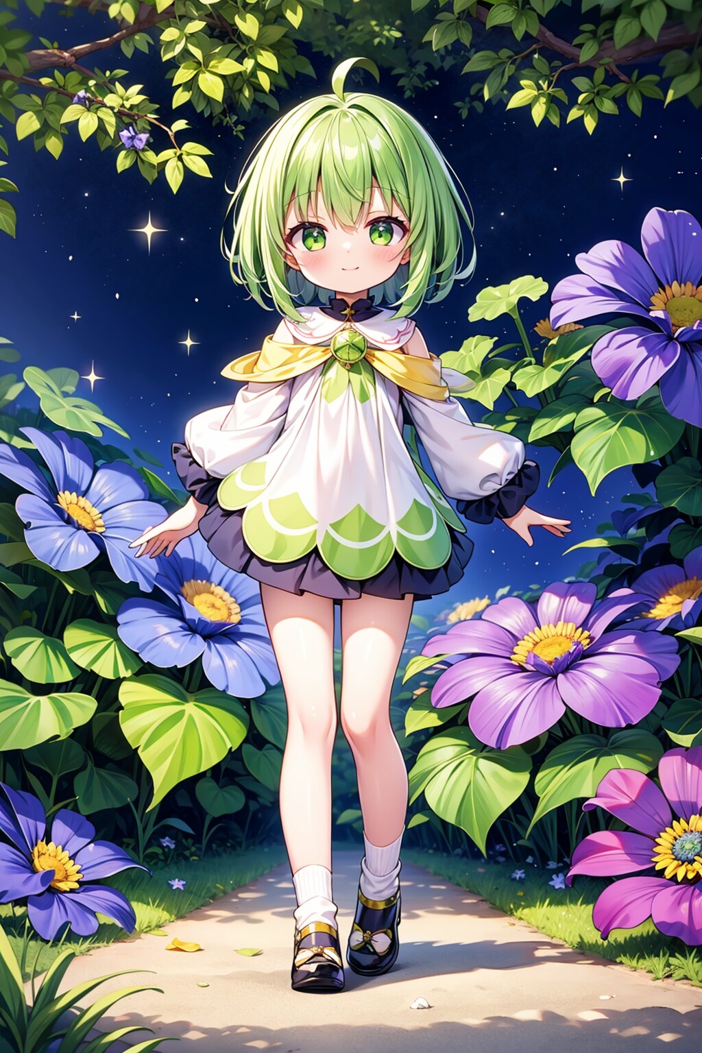 朝顔‥‥の精 | の人気AIイラスト・グラビア