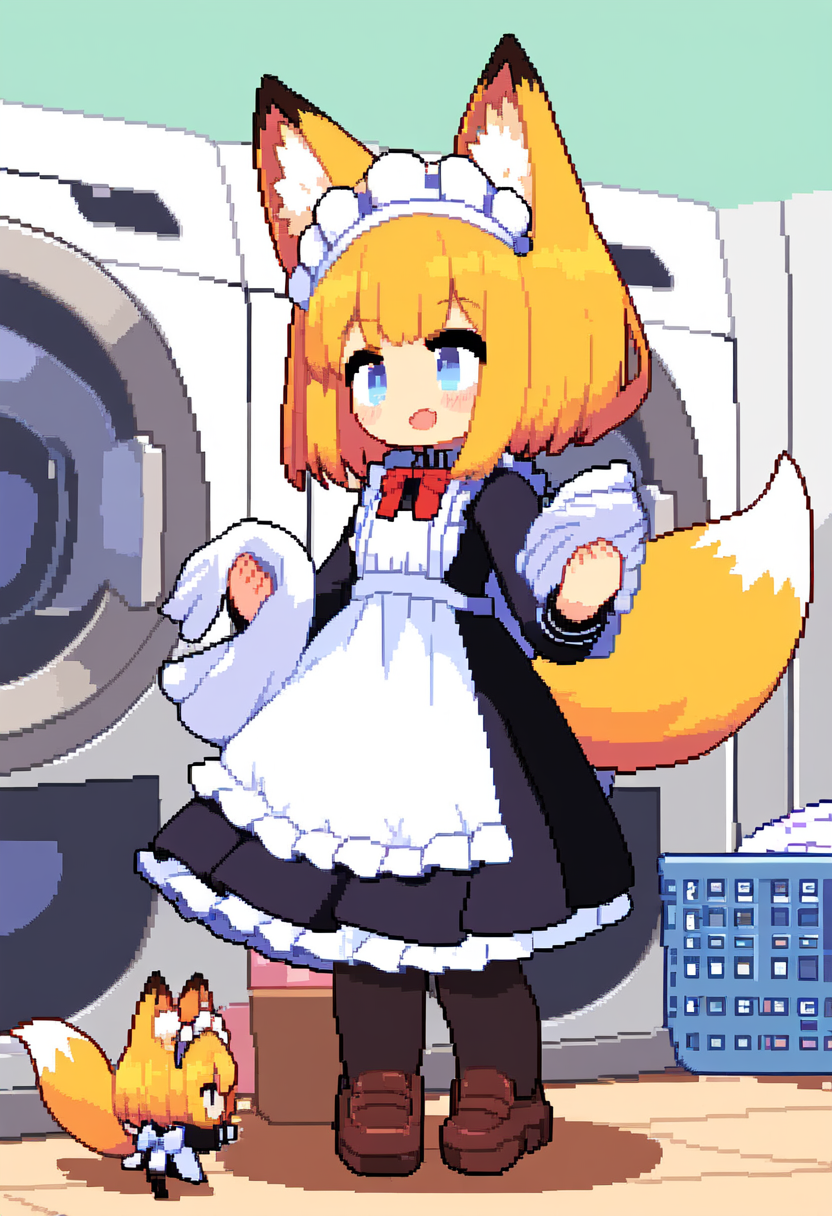 ご主人様のためにお洗濯！