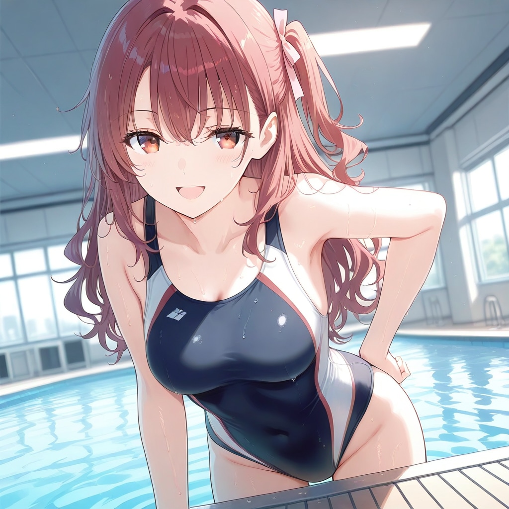 競泳水着ミオさん！