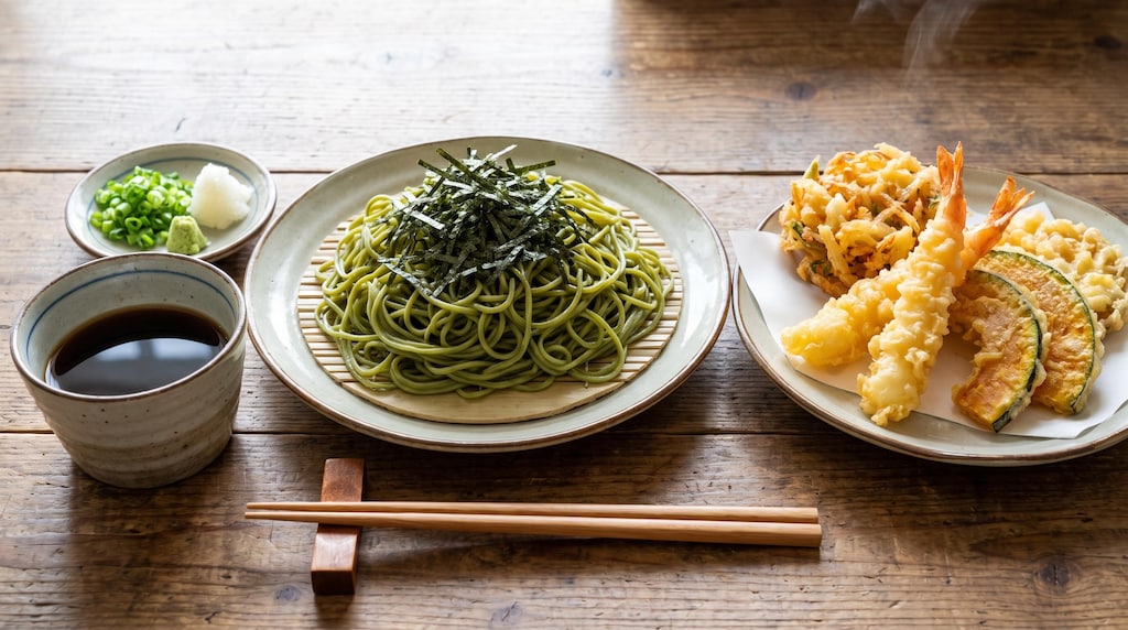 摩訶不思議食堂の茶蕎麦膳