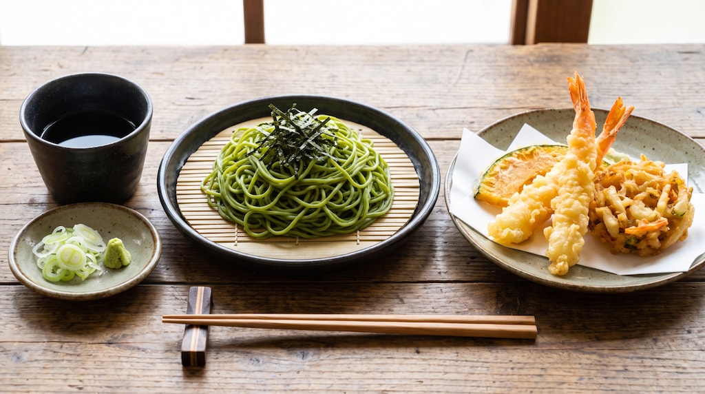 摩訶不思議食堂の茶蕎麦膳