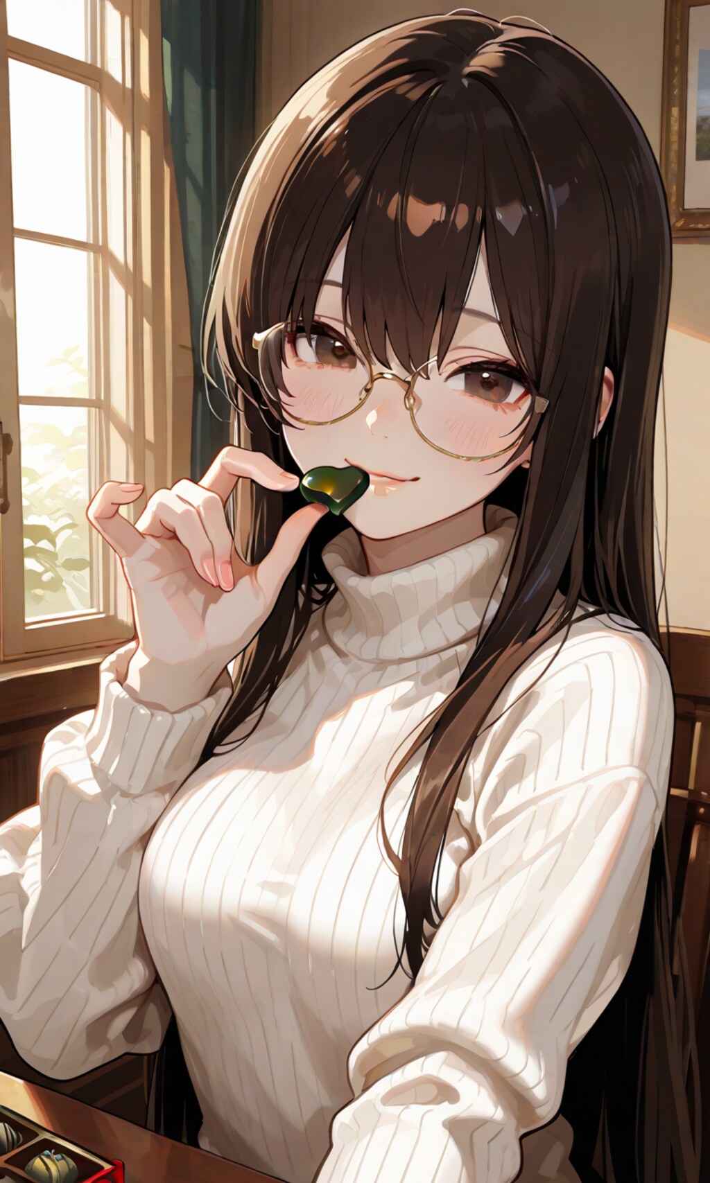 はい、チョコよ