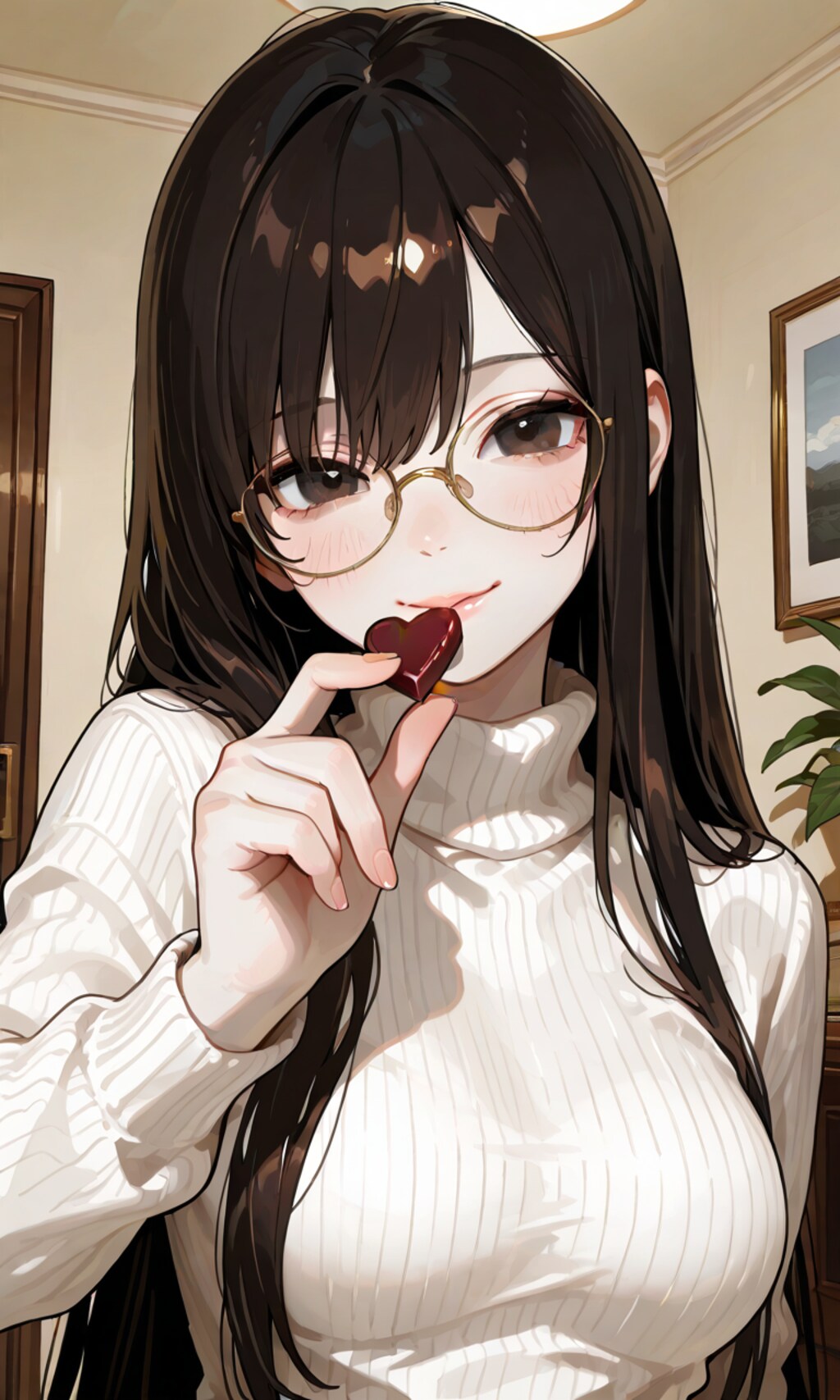 はい、チョコよ