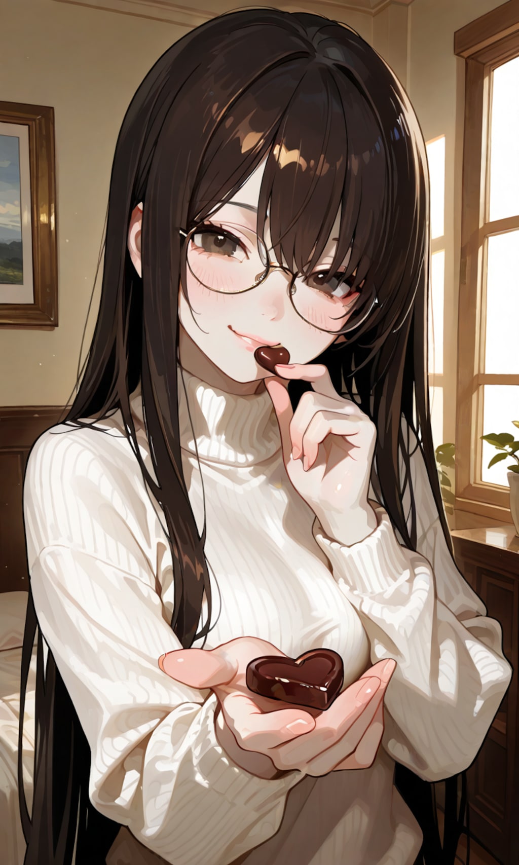 はい、チョコよ