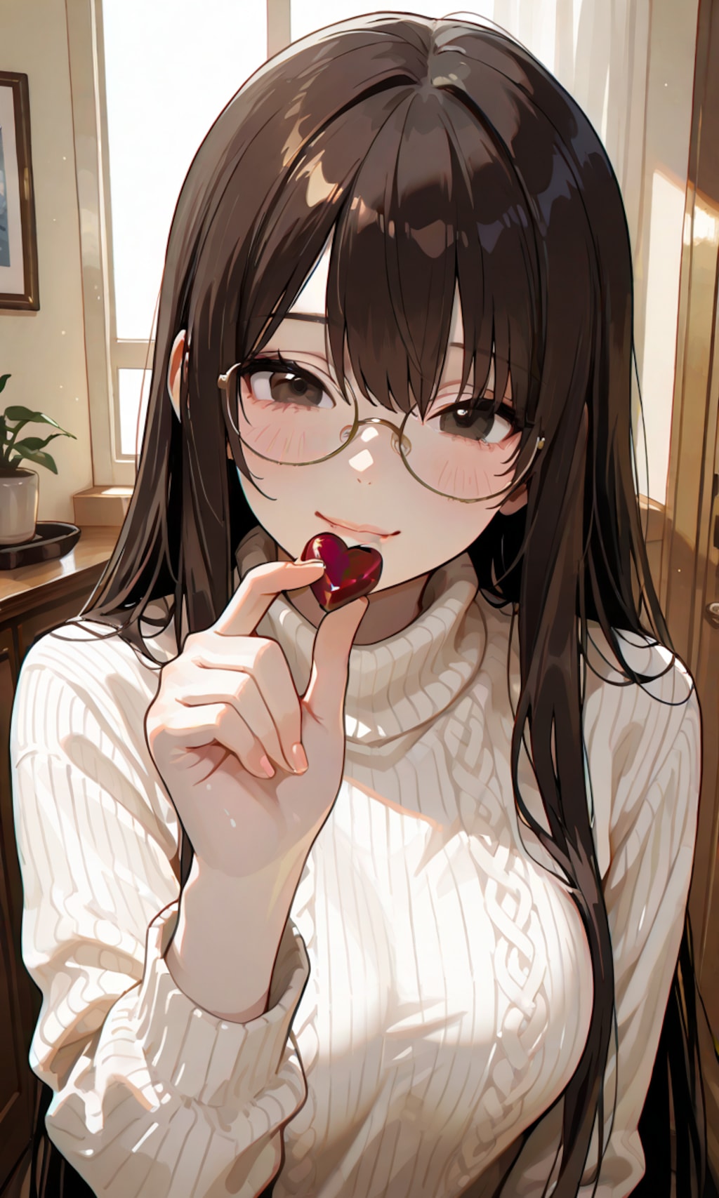 はい、チョコよ