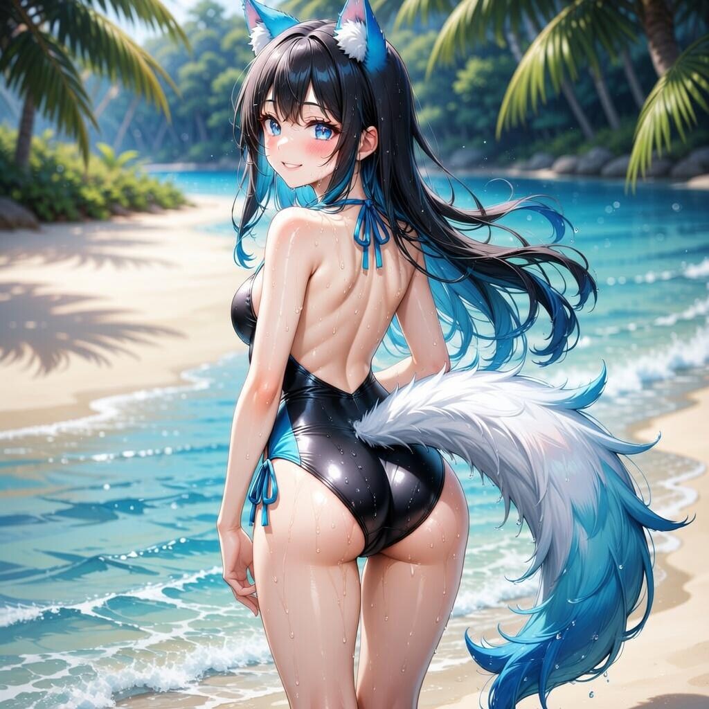 ケモみみ水着