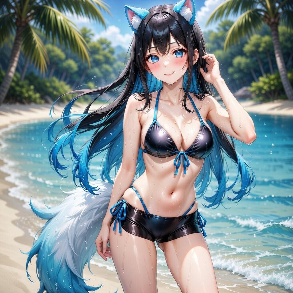 ケモみみ水着